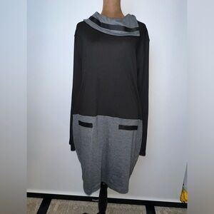 Moyabo Black and Gray Dress - Size XL (NWT)